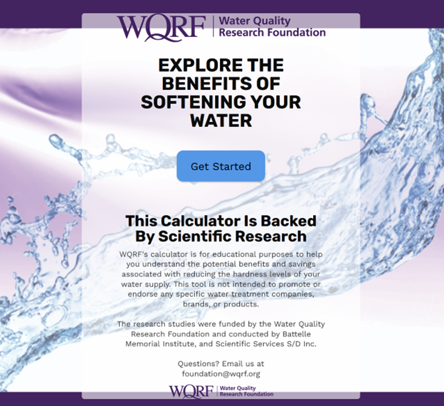 WQA water hardness calculator